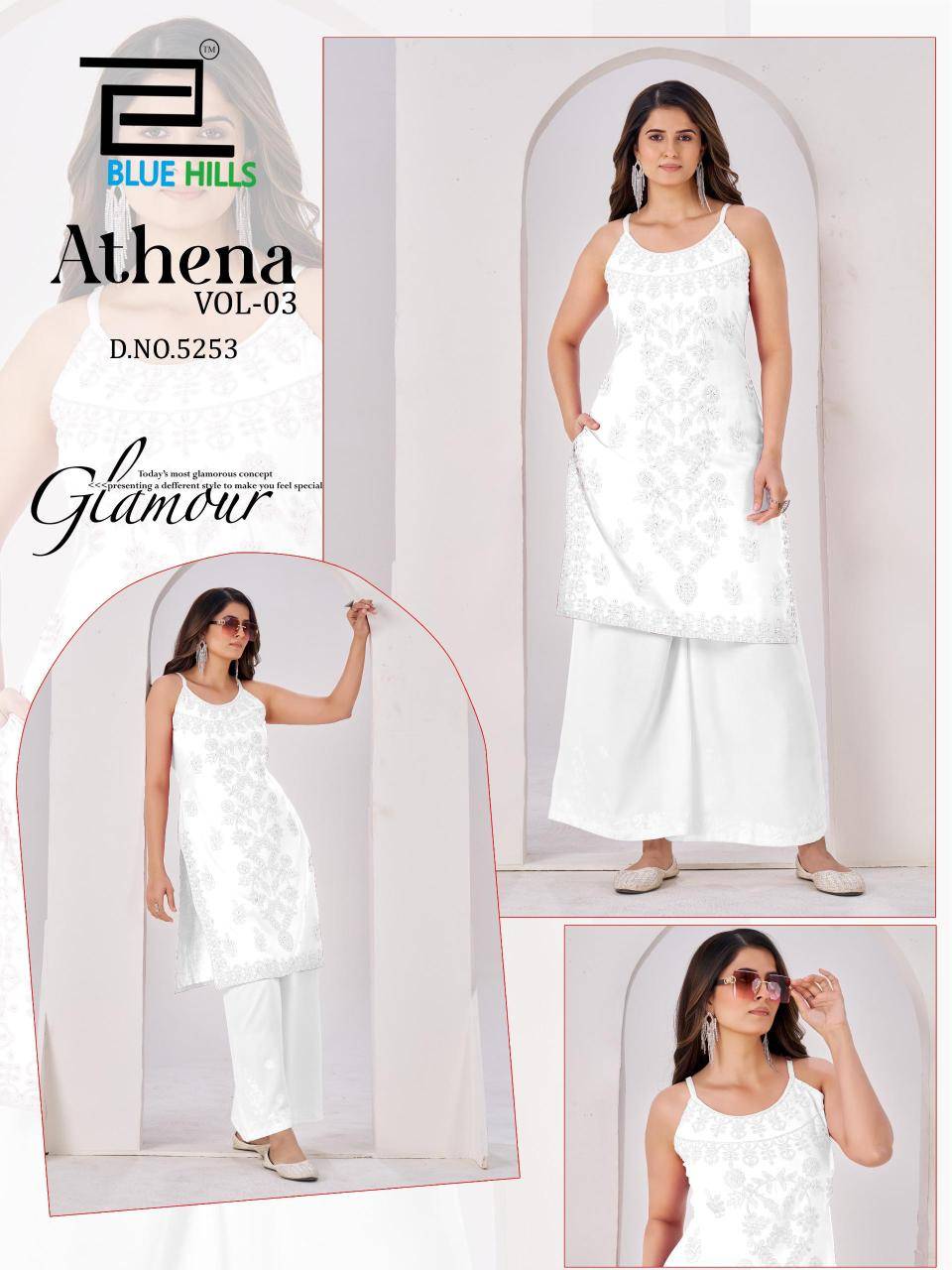 Blue hills athena vol 3 Wholesale kurtis in Ahmedabad